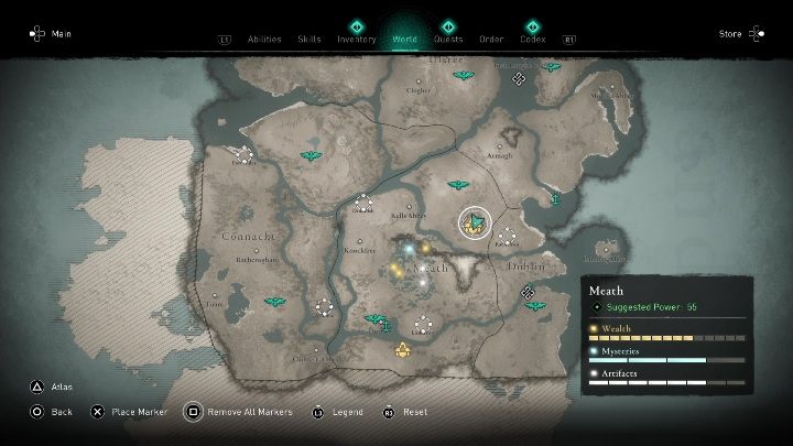 1 - AC Valhalla Wrath of the Druids: Gear - Meath secrets, locations - Meath - Assassins Creed Valhalla Guide and Walkthrough