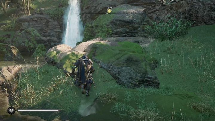 To get to the chest, you must go under the waterfall - AC Valhalla Wrath of the Druids: Gear - Meath secrets, locations - Meath - Assassins Creed Valhalla Guide and Walkthrough