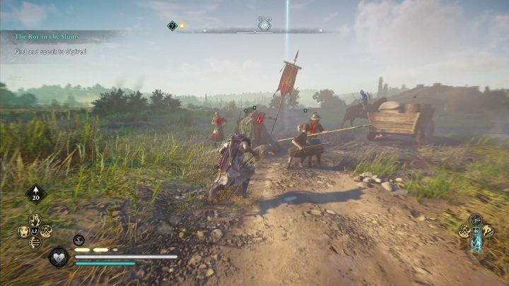 On this part of the map, you can complete 1 event, which looks like a short side quest - AC Valhalla Siege of Paris: Amienois - map - Maps of France - Assassins Creed Valhalla Guide and Walkthrough