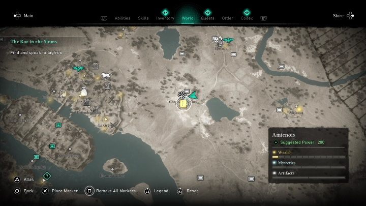 Roman Excavations in the Amienois are in the Champlieu Ruins - AC Valhalla Siege of Paris: How to get Joyeuse? - FAQ - Assassins Creed Valhalla Guide and Walkthrough