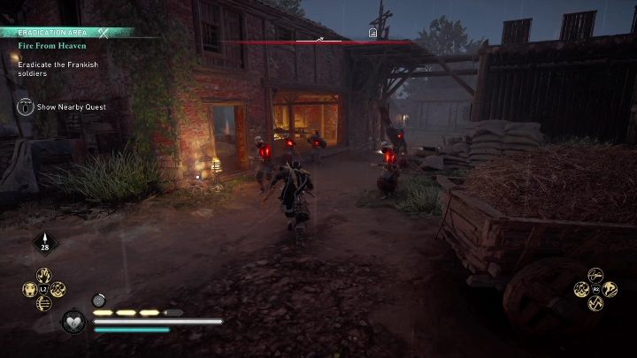 You will face off against a large group of soldiers - AC Valhalla: Siege of Paris: Fire from Heaven - Main missions - Assassins Creed Valhalla Guide and Walkthrough