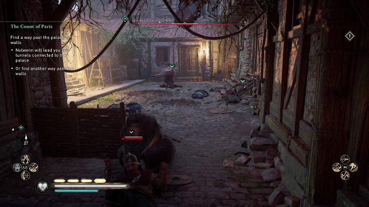 The woman will lead you to the passageways - AC Valhalla Siege of Paris: The Count of Paris - Main missions - Assassins Creed Valhalla Guide and Walkthrough