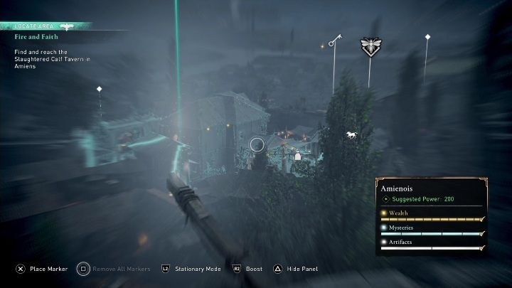 You can easily find the tavern by using the raven - AC Valhalla Siege of Paris: Fire and Faith - Main missions - Assassins Creed Valhalla Guide and Walkthrough