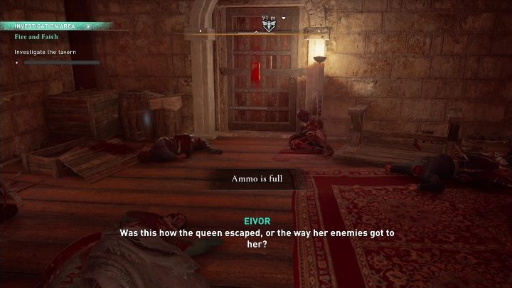 In the tavern, you need to investigate several things, each of which will be highlighted in blue - AC Valhalla Siege of Paris: Fire and Faith - Main missions - Assassins Creed Valhalla Guide and Walkthrough
