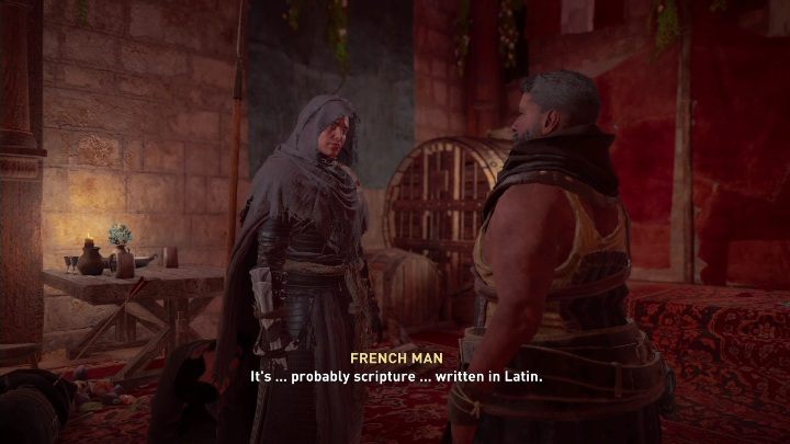 After that, you need to talk to the tavern keeper - AC Valhalla Siege of Paris: Fire and Faith - Main missions - Assassins Creed Valhalla Guide and Walkthrough