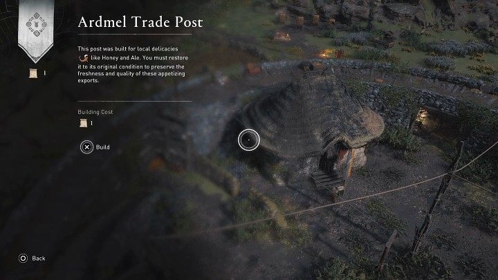 Return to the trade post in Ardmel, interact with the wooden plaque and confirm the construction of the new building - AC Valhalla Wrath of the Druids: Sweetening the Pot - Side quests - Assassins Creed Valhalla Guide and Walkthrough