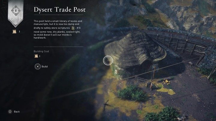 Return to the trade post in Dysert, interact with the wooden plaque and confirm the construction of the new building - AC Valhalla Wrath of the Druids: Illuminating Event - Side quests - Assassins Creed Valhalla Guide and Walkthrough