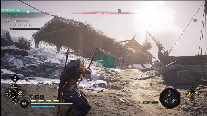 Your first task will be to destroy enemy supplies - AC Valhalla Dawn of Ragnarok: Warpath - Walkthrough - Assassins Creed Valhalla Guide and Walkthrough