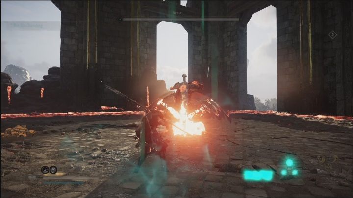 The second phase of the encounter takes place inside the tower - AC Valhalla Dawn of Ragnarok: The Reckoning - Walkthrough - Assassins Creed Valhalla Guide and Walkthrough