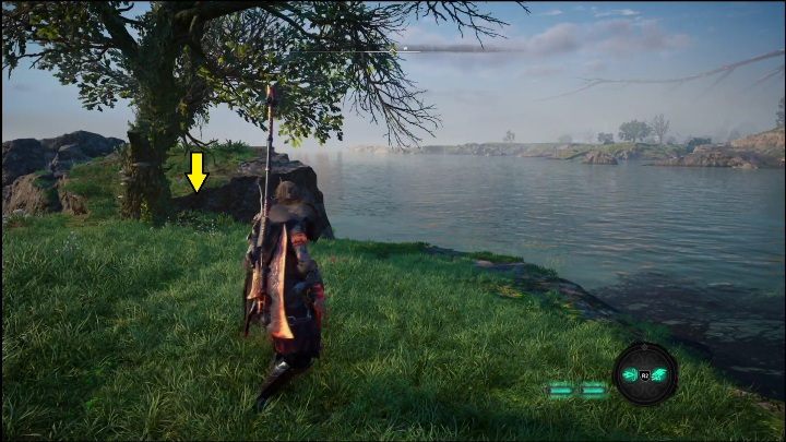When you arrive/fly to the island, you will immediately see the only tree in the vicinity - AC Valhalla Dawn of Ragnarok: Legendary Hoard Maps - list, locations - Basics - Assassins Creed Valhalla Guide and Walkthrough