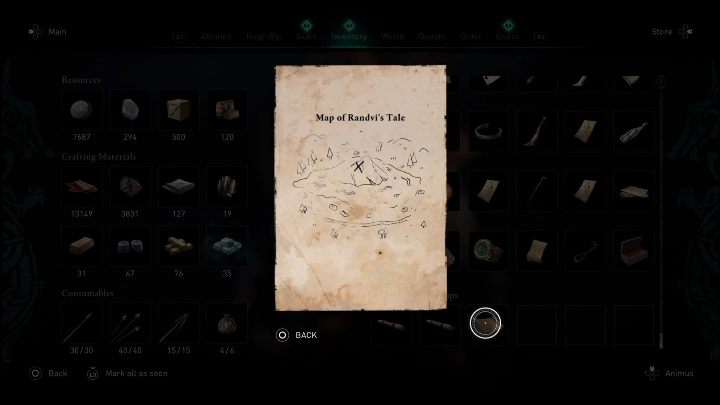 Reward: 250 titanium - AC Valhalla Dawn of Ragnarok: Legendary Hoard Maps - list, locations - Basics - Assassins Creed Valhalla Guide and Walkthrough