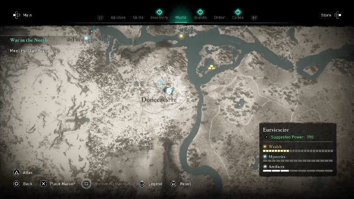 You will find the mask in Donecaestre - Assassins Creed Valhalla: Roman Artifact - Eurvicscire, secrets, locations - Eurvicscire - Assassins Creed Valhalla Guide and Walkthrough