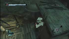 Climb down and assassinate Addin. - Majd Addin of Jerusalem - Memory Block 04 - Assassins Creed (XBOX360) - Game Guide and Walkthrough