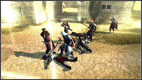 After the conversation you will have to find the posters and destroy them [1] - Templars Agents | Side Quests - Side Quests - Assassins Creed: Brotherhood Game Guide & Walkthrough