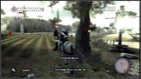 Speak with the trader and go to Circus Maximus where you will find your victim [1] - Templars Agents | Side Quests - Side Quests - Assassins Creed: Brotherhood Game Guide & Walkthrough