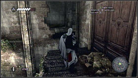 In the next room, sou will find small scaffoldings [1] - Romulus Lairs - p. 1 | Side Quests - Side Quests - Assassins Creed: Brotherhood Game Guide & Walkthrough