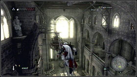 Jump to another scaffolding [1] and to another room [2] - Romulus Lairs - p. 2 | Side Quests - Side Quests - Assassins Creed: Brotherhood Game Guide & Walkthrough
