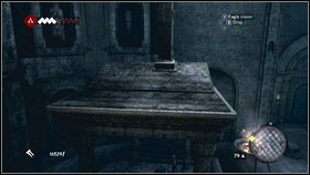 Jump from the pillar to the ruins and then, to the next stone pillar [1] - Romulus Lairs - p. 3 | Side Quests - Side Quests - Assassins Creed: Brotherhood Game Guide & Walkthrough