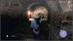 When you will be hanging, move to the right and do the same [1] - Romulus Lairs - p. 5 | Side Quests - Side Quests - Assassins Creed: Brotherhood Game Guide & Walkthrough