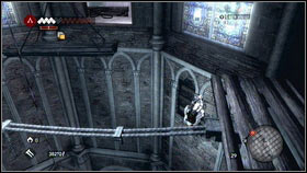 Jump between obstacles and get to the wooden platform [1] - Romulus Lairs - p. 6 | Side Quests - Side Quests - Assassins Creed: Brotherhood Game Guide & Walkthrough