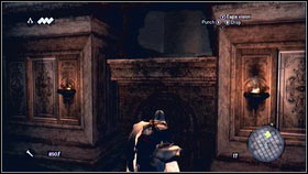 Move to the left and you will see a wooden stick [1] - Romulus Lairs - p. 8 | Side Quests - Side Quests - Assassins Creed: Brotherhood Game Guide & Walkthrough