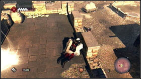 You will get to the glowing point and you will find another guard there [1] - Leonardos Machines - p. 1 | Side Quests - Side Quests - Assassins Creed: Brotherhood Game Guide & Walkthrough