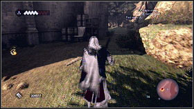 After some time, the man will get close to the gate [1] - Leonardos Machines - p. 2 | Side Quests - Side Quests - Assassins Creed: Brotherhood Game Guide & Walkthrough
