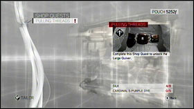 Required items: Silk x8, Cardinals Purple Dye x5 - Merchant Quests | Treasures and Merchant Quests - Treasures and Merchant Quests - Assassins Creed: Brotherhood Game Guide & Walkthrough