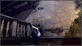 When you will be outside, go straight ahead [1] and climb on the roof [2] - Introduction & Detailed Description | Artifacts - Artifacts - Assassins Creed: Brotherhood Game Guide & Walkthrough