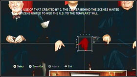 In the next phase, you will see more pictures [1] - Detailed Description - p. 2 | Puzzles - Puzzles - Assassins Creed: Brotherhood Game Guide & Walkthrough