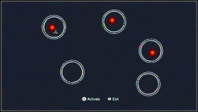 In the last phase, you will have to pick 5 red dots [1] - Detailed Description - p. 2 | Puzzles - Puzzles - Assassins Creed: Brotherhood Game Guide & Walkthrough