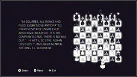 Now the chess board [1] - Detailed Description - p. 3 | Puzzles - Puzzles - Assassins Creed: Brotherhood Game Guide & Walkthrough