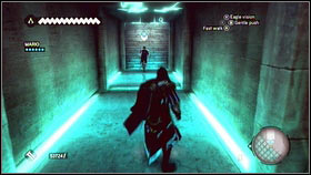 After speaking with Mario go to the exit [1] - Sequence 1 - Peace at Last - p. 1 | Walkthrough - Walkthrough - Assassins Creed: Brotherhood Game Guide & Walkthrough