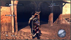 The last simple quest will be waiting for you at the stables [1] - Sequence 1 - Peace at Last - p. 2 | Walkthrough - Walkthrough - Assassins Creed: Brotherhood Game Guide & Walkthrough