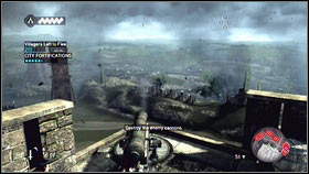 At the end, you will find a cannon [1] - Sequence 1 - Peace at Last - p. 2 | Walkthrough - Walkthrough - Assassins Creed: Brotherhood Game Guide & Walkthrough