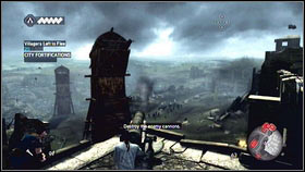 After dealing with them, try to eliminate enemies located on the right [1] - Sequence 1 - Peace at Last - p. 2 | Walkthrough - Walkthrough - Assassins Creed: Brotherhood Game Guide & Walkthrough