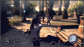 Fallow Claudia and you will get close to the building [1] - Sequence 1 - Peace at Last - p. 2 | Walkthrough - Walkthrough - Assassins Creed: Brotherhood Game Guide & Walkthrough