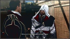 After speaking with Machiavelli fallow him and try not to draw attention of other people [1] - Sequence 2 - A Wilderness of Tiger - p. 3 | Walkthrough - Walkthrough - Assassins Creed: Brotherhood Game Guide & Walkthrough