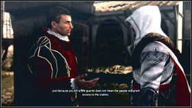 When the quest will be completed [1] return to Machiavelli [2] - Sequence 2 - A Wilderness of Tiger - p. 3 | Walkthrough - Walkthrough - Assassins Creed: Brotherhood Game Guide & Walkthrough