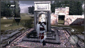 When you will be outside go to the next underground entrance [1] - Sequence 2 - A Wilderness of Tiger - p. 5 | Walkthrough - Walkthrough - Assassins Creed: Brotherhood Game Guide & Walkthrough