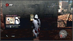 When you will be there [1] you will have to lower Notoriety - Sequence 3 - The Fighter, The Lover and The Thief - p. 1 | Walkthrough - Walkthrough - Assassins Creed: Brotherhood Game Guide & Walkthrough