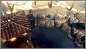 When you will be there, set the fire [1], jump to the water [2] and return to Bartolomeo - Sequence 3 - The Fighter, The Lover and The Thief - p. 2 | Walkthrough - Walkthrough - Assassins Creed: Brotherhood Game Guide & Walkthrough