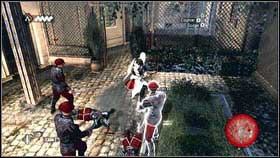 Now, you will have to kill all guards [1] - Sequence 4 - Den of Thieves - p. 2 | Walkthrough - Walkthrough - Assassins Creed: Brotherhood Game Guide & Walkthrough