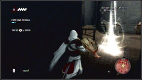 When you will end [1] take your friend outside [2] - Sequence 4 - Den of Thieves - p. 3 | Walkthrough - Walkthrough - Assassins Creed: Brotherhood Game Guide & Walkthrough