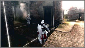 When you will be at the place, speak with the courtesan [1] - Sequence 4 - Den of Thieves - p. 3 | Walkthrough - Walkthrough - Assassins Creed: Brotherhood Game Guide & Walkthrough