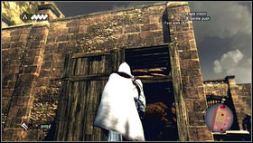 When you will be at the safe position, look north - Sequence 4 - Den of Thieves - p. 5 | Walkthrough - Walkthrough - Assassins Creed: Brotherhood Game Guide & Walkthrough