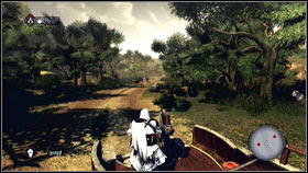 At the end you will have to shoot soldiers that are chasing you - Sequence 4 - Den of Thieves - p. 5 | Walkthrough - Walkthrough - Assassins Creed: Brotherhood Game Guide & Walkthrough