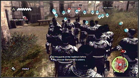 Speak with Bartolomeo and go right [1] - Sequence 6 - The Baron De Valois - p. 1 | Walkthrough - Walkthrough - Assassins Creed: Brotherhood Game Guide & Walkthrough