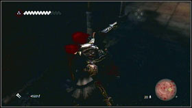 When they will be gone, hide near the corner and wait for the soldier [1] - Sequence 8 - The Borgia - p. 1 | Walkthrough - Walkthrough - Assassins Creed: Brotherhood Game Guide & Walkthrough