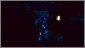 After speaking with your sister [1] run to the green zone, use Eagle Vision and localize the cardinal [2] - Sequence 8 - The Borgia - p. 2 | Walkthrough - Walkthrough - Assassins Creed: Brotherhood Game Guide & Walkthrough